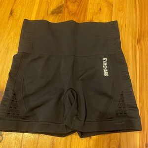 Gymshark Women's Black High-Waisted Shorts